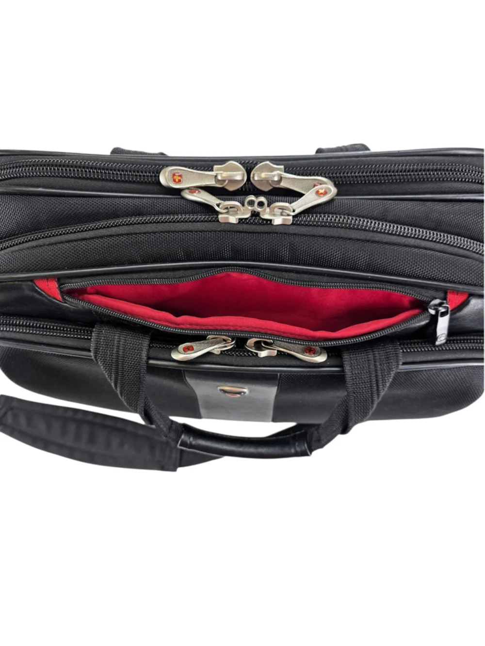 SwissGear SW-7132 Laptop Briefcase Computer Bag Black Business Case Organizer...